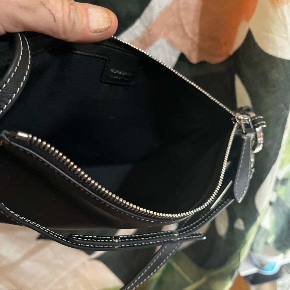 Mini Burberry hobo style handbag. - Picture 6 of 6